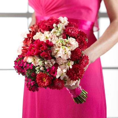 Pink Effervescence Bouquet –  Red Rose Flowers, Salinas CA