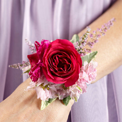 Rose Charm Corsage –  Red Rose Flowers, Salinas CA