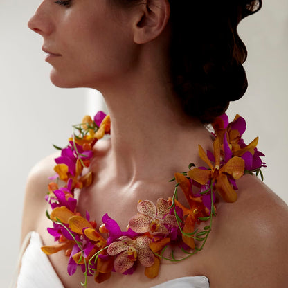 My Sweet Love Floral Necklace –  Red Rose Flowers, Salinas CA