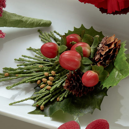 Red Berry Boutonniere –  Red Rose Flowers, Salinas CA