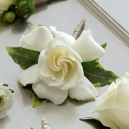 Gardenia Boutonniere –  Red Rose Flowers, Salinas CA